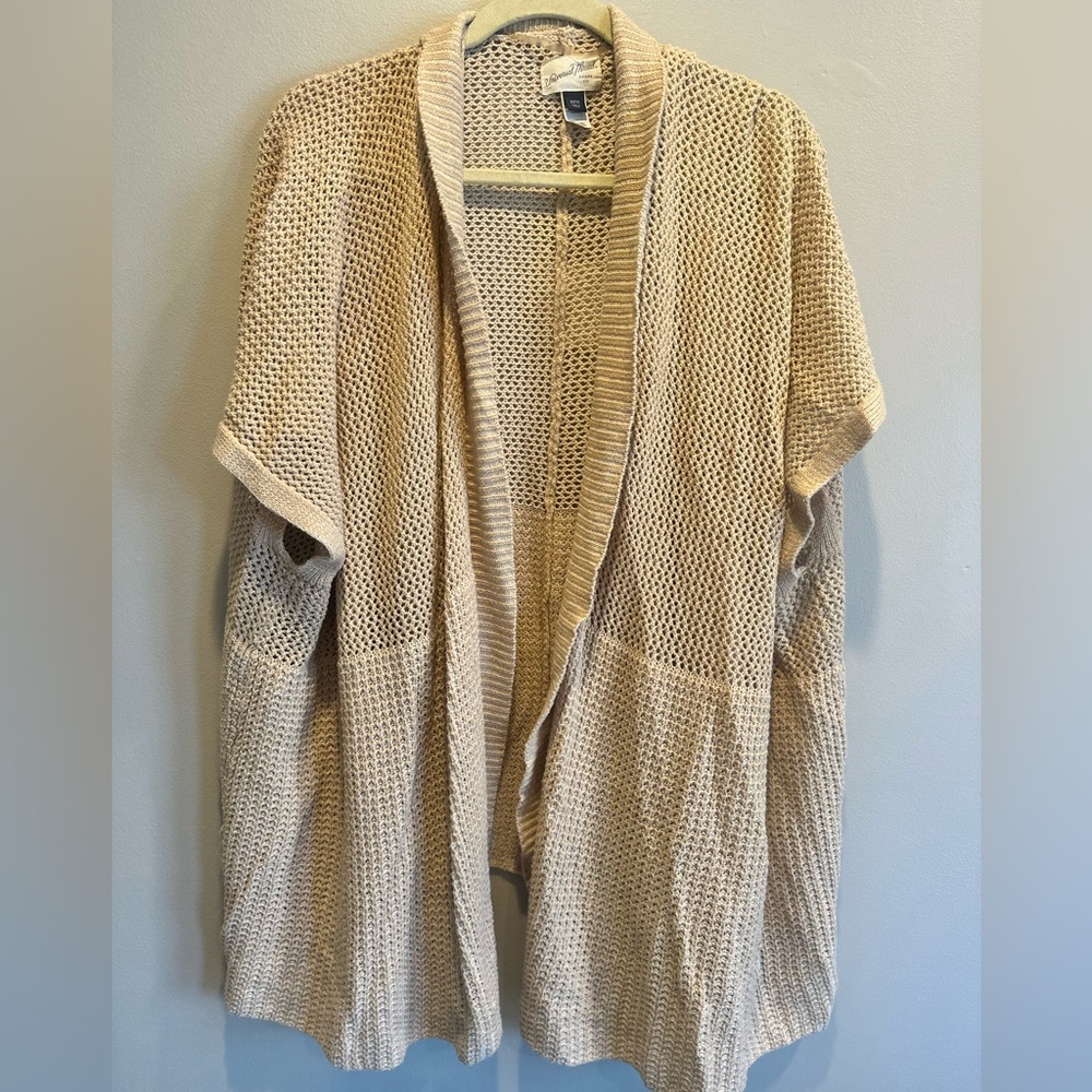 Universal Thread Knit Light Tan Cardigan